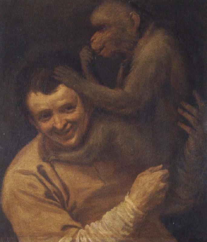 Annibale Carracci With portrait of young monkeys Germany oil painting art